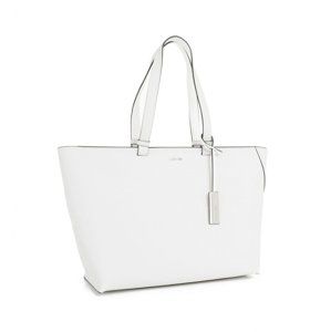 Calvin Klein dámská velká bílá kabelka Sofie - OS (902)